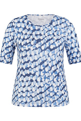 BLUE DOT DESIGN T-SHIRT