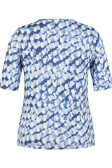 BLUE DOT DESIGN T-SHIRT