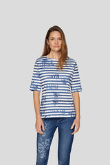 MARITIME DETAILS STRIPED T-SHIRT