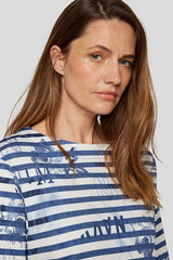 MARITIME DETAILS STRIPED T-SHIRT