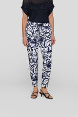 ALLOVER FLORAL PRINT TROUSERS