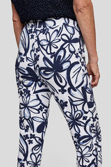 ALLOVER FLORAL PRINT TROUSERS