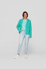 EMERALD STRIPED T-SHIRT