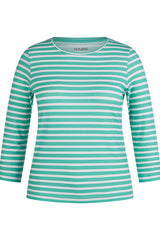 EMERALD STRIPED T-SHIRT