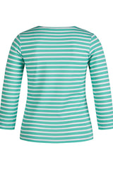 EMERALD STRIPED T-SHIRT
