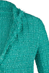 EMERALD FRINGED JACKET