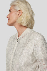 SHINNY ZIPPED BLOUSON