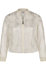 SHINNY ZIPPED BLOUSON