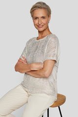 SHINY EFFECT T-SHIRT