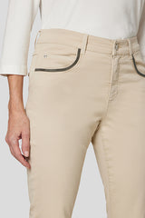 BEIGE STITCHED SUNNY JEANS