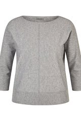 GREY THREE QUARTER SLEEVE SHIRT