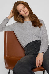 GREY SOLID LONG SLEEVE SHIRT