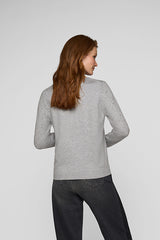 GREY SOLID LONG SLEEVE SHIRT