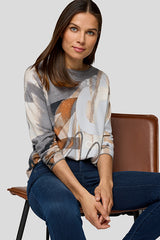 SILVER ARTISTIC DESIGN LONG SLEEVE SHIRT