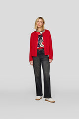 BROWN LONG SLEEVE CARDIGAN