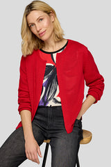 BROWN LONG SLEEVE CARDIGAN