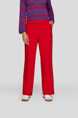 BROWN STRAIGHT LEG TROUSERS