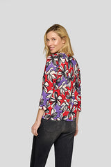 FLORAL PRINTED LONG SLEEVES SHIRT