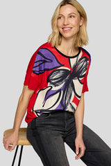 FLORAL PRINTED SHORT SLEEVES SHIRT