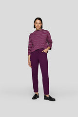 PURPLE DRAWSTRING TROUSERS