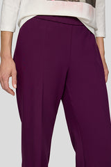 SOFT KNIT STRAIGHT LEG TROUSERS