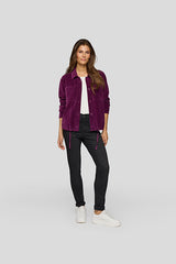 DRAWSTRING HEM BUTTON UP JACKET