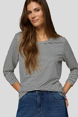 BLUE V NECK LONG SLEEVE SHIRT