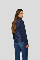 BLUE QUILTED JACKET