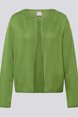 GREEN LIGHTWEIGHT BUTTONED CARDIGAN
