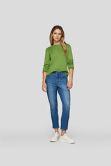 SOLID GREEN LONG SLEEVE SHIRT