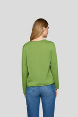 SOLID GREEN LONG SLEEVE SHIRT