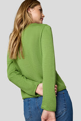 SOLID GREEN LONG SLEEVE SHIRT