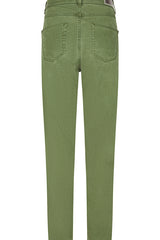 GREEN SLIM FIT DENIM TROUSERS