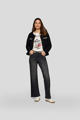 BIRD ILLUSTRATION HAPPY SHIRT