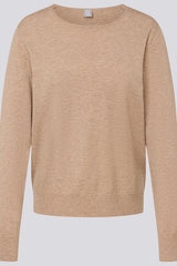BEIGE LONG SLEEVE SWEATER