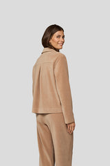 BEIGE BUTTON UP JACKET