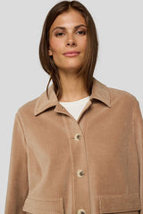 BEIGE BUTTON UP JACKET