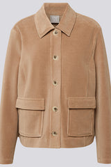 BEIGE BUTTON UP JACKET
