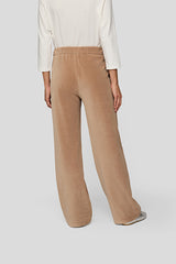 BEIGE CLASSIC CORDUROY STRAIGHT LEG TROUSERS