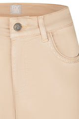 BEIGE STRAIGHT LEG TROUSERS