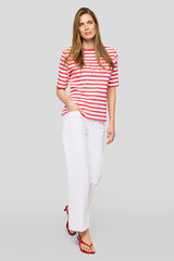 WIDE-LEG COTTON TROUSERS