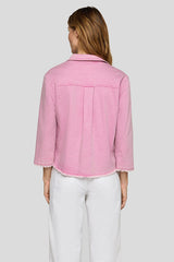 LIGHT PINK BUTTON-UP SHIRT