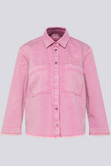 LIGHT PINK BUTTON-UP SHIRT