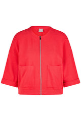 SHORT SLEEVE ZIP-UP JACKET