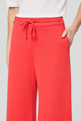 DRAWSTRING STRAIGHT-LEG TROUSERS