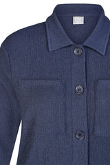 CLASSIC NAVY BLUE BUTTON-UP SHIRT