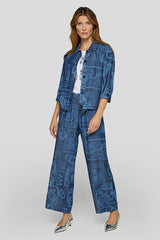 SHIRT COLLAR LYOCELL BLOUSE