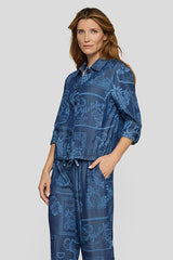 SHIRT COLLAR LYOCELL BLOUSE