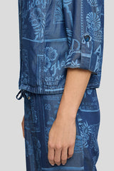 SHIRT COLLAR LYOCELL BLOUSE