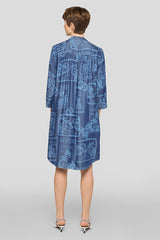 ALL-OVER PRINT LYOCELL DRESS
